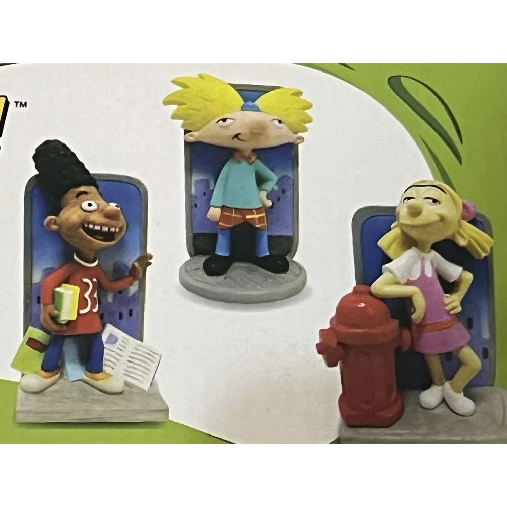 Penn Plax Hey Arnold ! Aquarium Ornaments 3pk Nickelodeon Fish Tank‎ Statues NEW